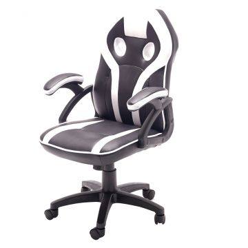 Chaise de bureau Kidz - noir/blanc 