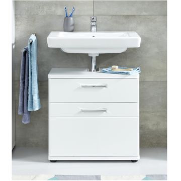 Meuble lavabo Monte | 60 x 38 x 58 cm | High Glossy White