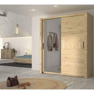 Ensemble de chambre Attitude | Lit double, armoire, commode | Oak Design
