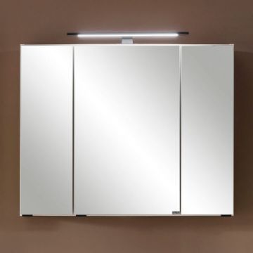 Armoire de toilette Meran | 80 x 20 x 64 cm | Blanc