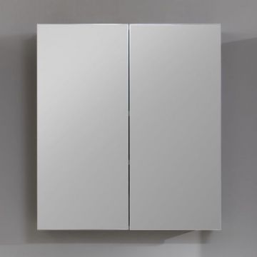Armoire de toilette Line | 60 x 18 x 67 cm | High Glossy White