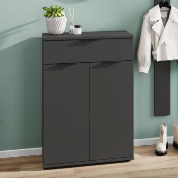 Armoire à chaussures Willian | 75 x 37 x 108 cm | Anthracite