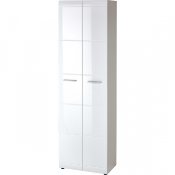 Garderobe Allan 59cm avec 2 portes - blanc