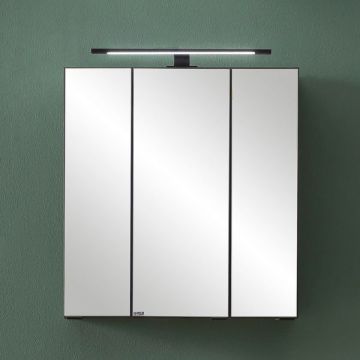 Armoire de toilette Meran | 60 x 20 x 64 cm | Gris