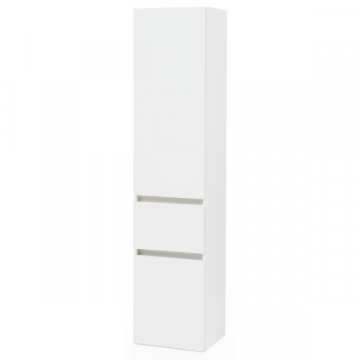Colonne Kornel/Pisca 40cm 2 portes & 1 tiroir - blanc