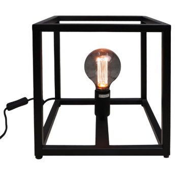 Lampe de table Fremont 26x26x26cm métal - noir