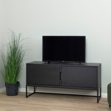 Meuble TV Trend 118 cm -bois de frêne noir