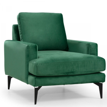 Chaise Wing stylisée : Confortable et moderne - Couleur verte