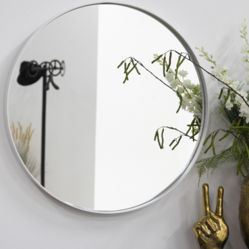 Miroir Dory ø 60 cm-blanc