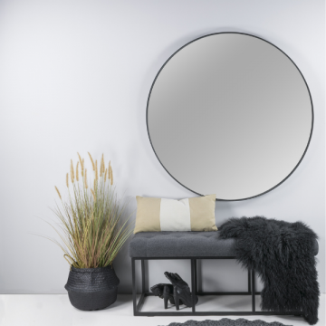 Miroir Dory ø 120 cm-noir