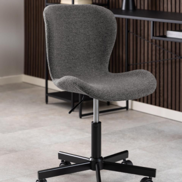 Chaise de bureau Tilda réglable - gris foncé