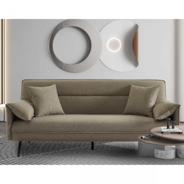 Canapé lit et siège Sivas | 199 x 89 x 95 cm | Beige