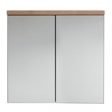 Armoire de toilette Mundi BS | 70 x 22 x 66,8 | Titanio Grey- / Artisan Oak-design
