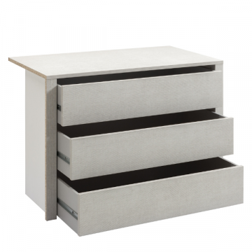 Meuble à tiroirs pour armoires Systema | 72,3 x 50,9 x 69,3 cm | Gris