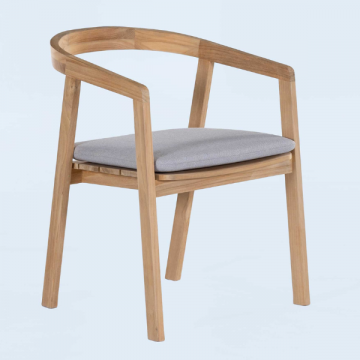 Chaise de jardin Cabrini | 60 x 53 x 78 cm | Bois de teck