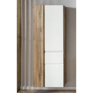 Armoire colonne Varese | 65 x 35 x 180 cm | Blanc