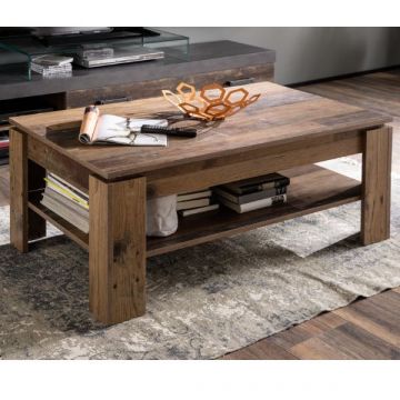 Table basse Indy | 110 x 65 x 47 cm | Décor Old Wood