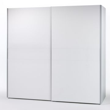 Armoire à vêtements Salamanca 215cm avec 2 portes - blanc