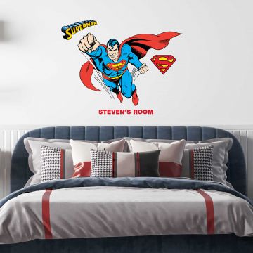 Stickers muraux Superman - avec alphabet