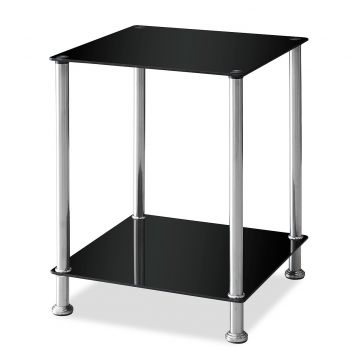 Table d'appoint Darko 40cm - noir/gris 