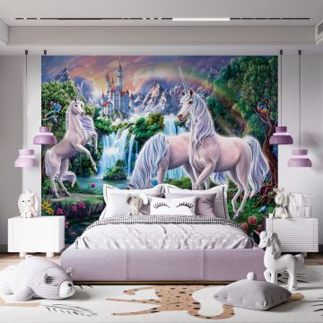 Papier peint enfant Unicorn Paradise