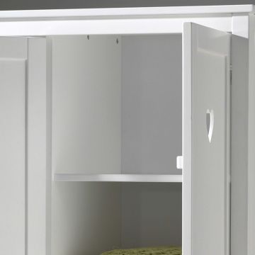 Etagère supplémentaire pour armoire Amori 3 portes - blanc