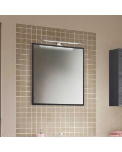 Miroir Lotuk 60cm avec éclairage - chêne gris