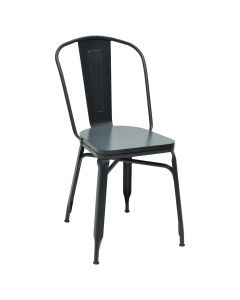 Chaise métallique Maxy - noir