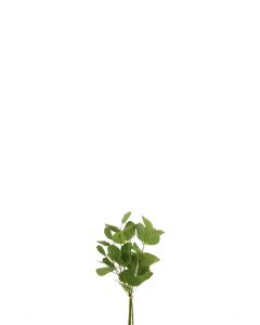Eucalyptus court en bouquet plastique vert