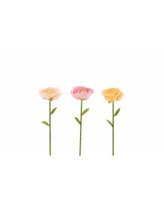 Fleurs en papier rose/pêche/jaune assortiment de 3 small