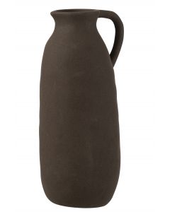 Vase cruche ceramique noir l