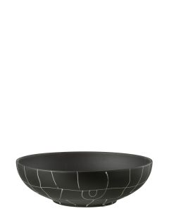 Plat japon ceramique noir