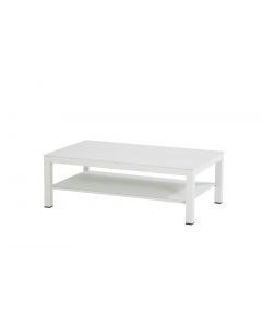 Table de salon Vallarta 72x120cm - blanc