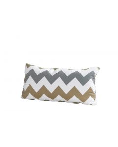 Coussin 30x60 - zigzag taupe