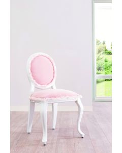 Chaise | Structure 100% hêtre | Rembourrage polyester | Mousse 28 Densité | Finition laquée | Multicolore