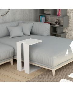 Woody Fashion Side Table | 18mm Epaisseur | 30x57x40 cm | Blanc