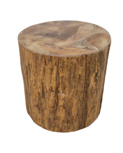 Table d'appoint tronc d'arbre Root Ø35cm bois de teck-naturel