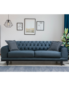 Canapé-lit 3 places | Confort et design unique | Bleu marine