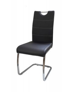 Chaise cantilever Elite - noir