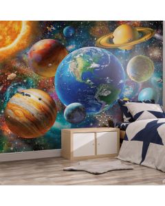 Papier peint enfant Solar System